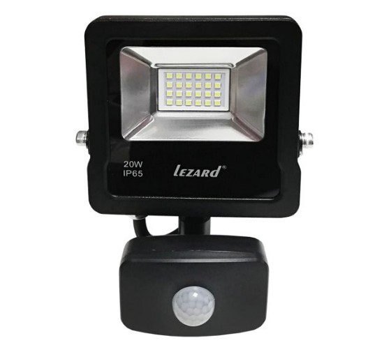 

Прожектор Lezard 20Вт 6500К IP65 с датчиком движения