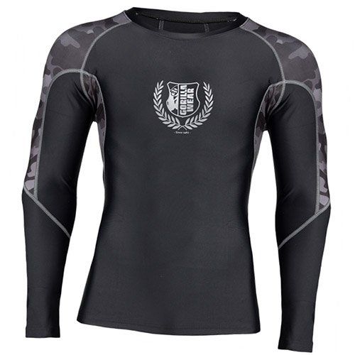 

Рашгард Lander Gorilla Wear M Черно-серый-камуфляжный
