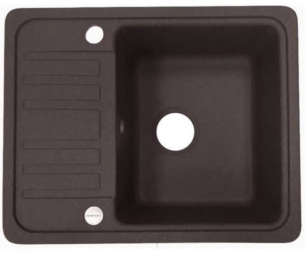 

Кухонна мийка Adamant SMALL 570х455х180, з сифоном, 05 коричневий