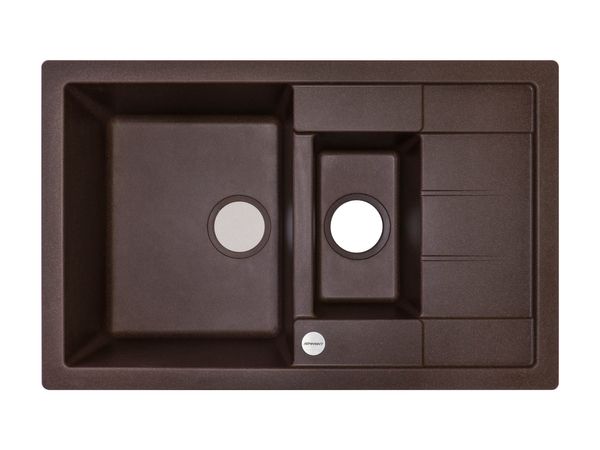

Кухонна мийка Adamant ANILA PLUS 780х500 мм, з сифоном, 05 коричневий