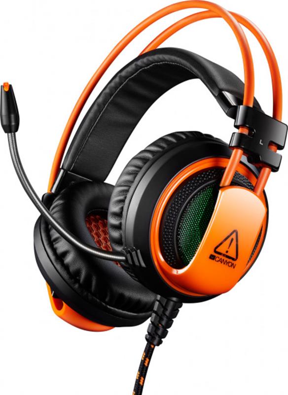 

Гарнитура Canyon Corax CND-SGHS5A Black/Orange