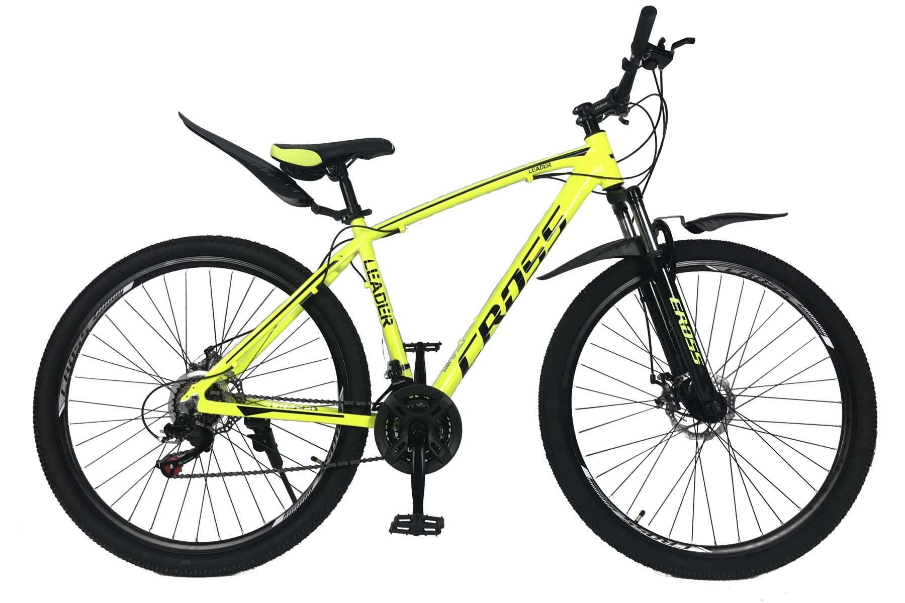 

Велосипед 29" CROSS Leader рама-21" желтый