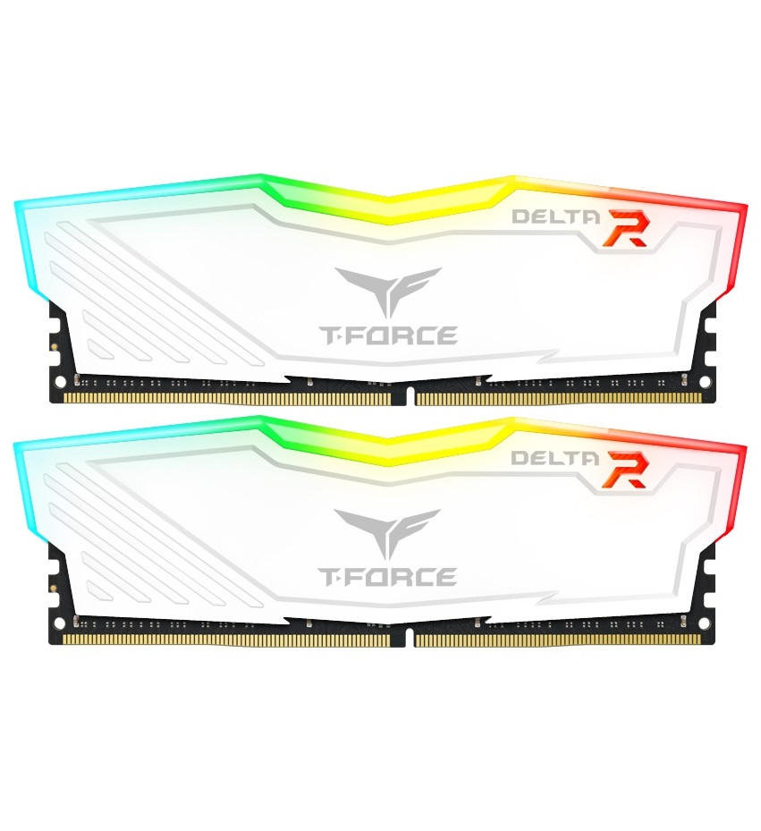 

Модуль памяти DDR4 2x8GB/3600 Team T-Force Delta White RGB (TF4D416G3600HC18JDC01)