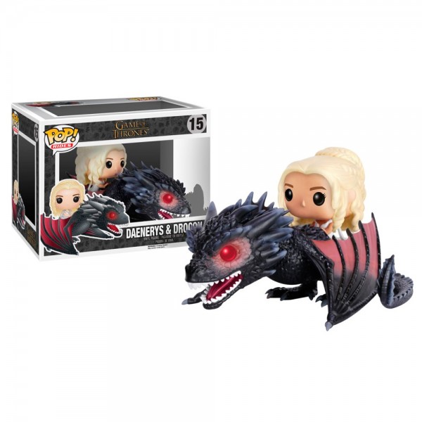 

Фигурка Funko POP Rides! - Game Of Thrones Daenerys & Drogon Vinyl Figure Set 12cm/20cm long 7235