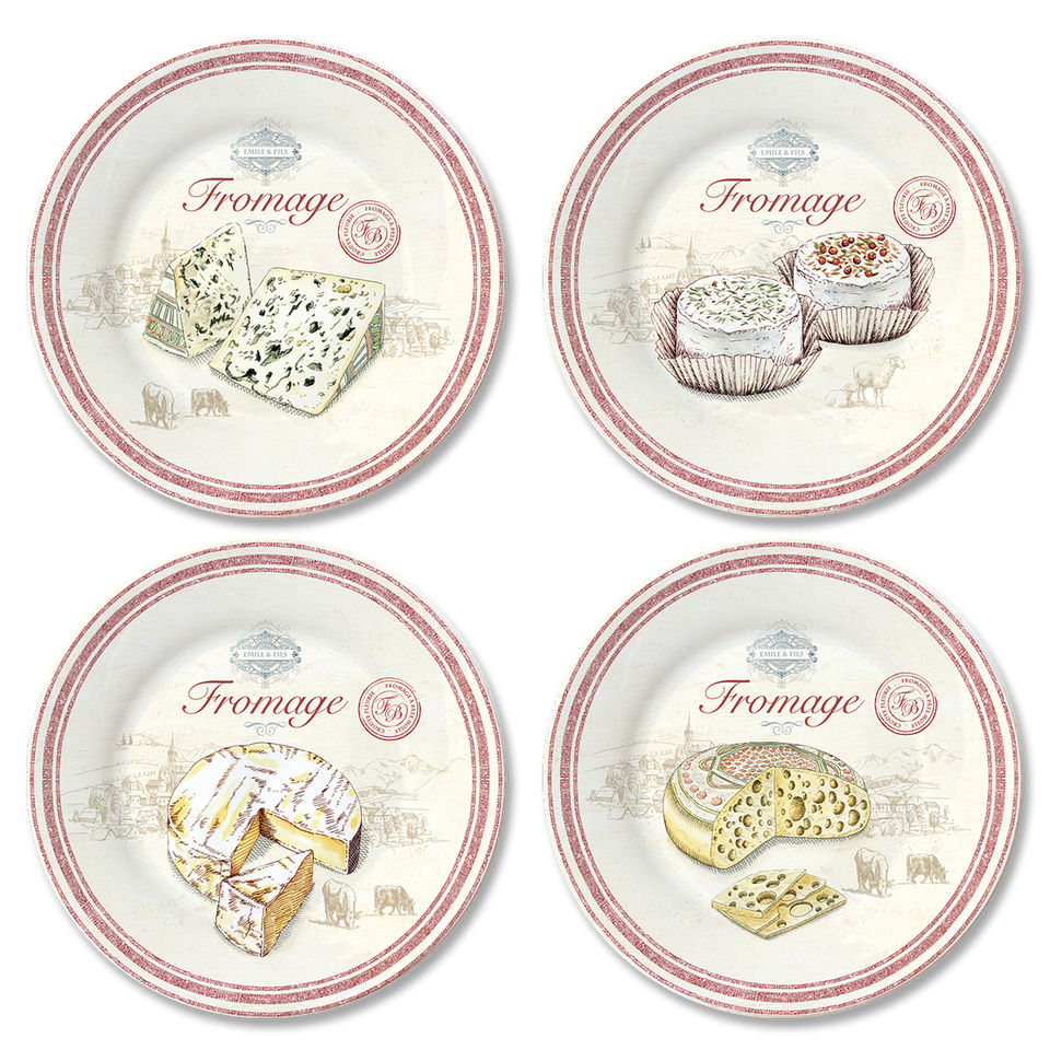 

Набор тарелок для сыра Easy Life (R2S) Fromage 19см R0463#FRMA