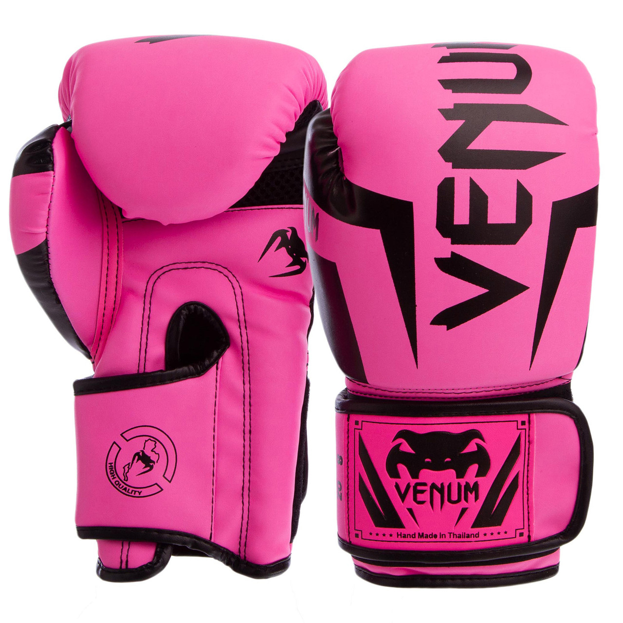 

Перчатки для бокса и единоборств Venum CHALLENGER Pro PU 5698 Pink-Black 12 унций