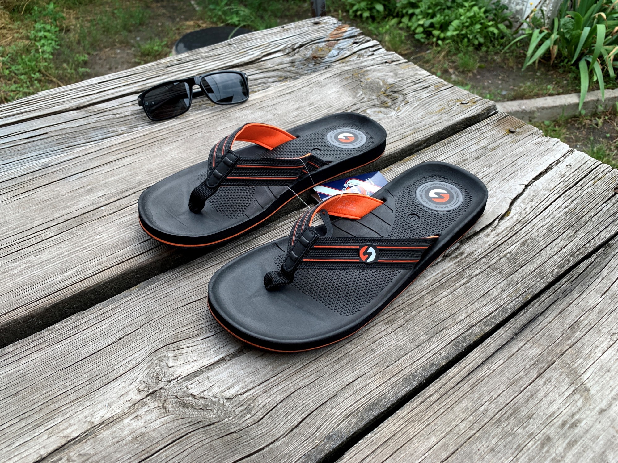 

Вьетнамки SAHAB SH 20-031M 43 Black-Orange черные с оранжевым