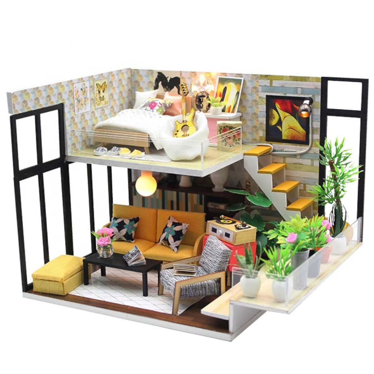 

Конструктор интерьерный 3D (Румбокс) DIY House Hongda craft Loft (M031)