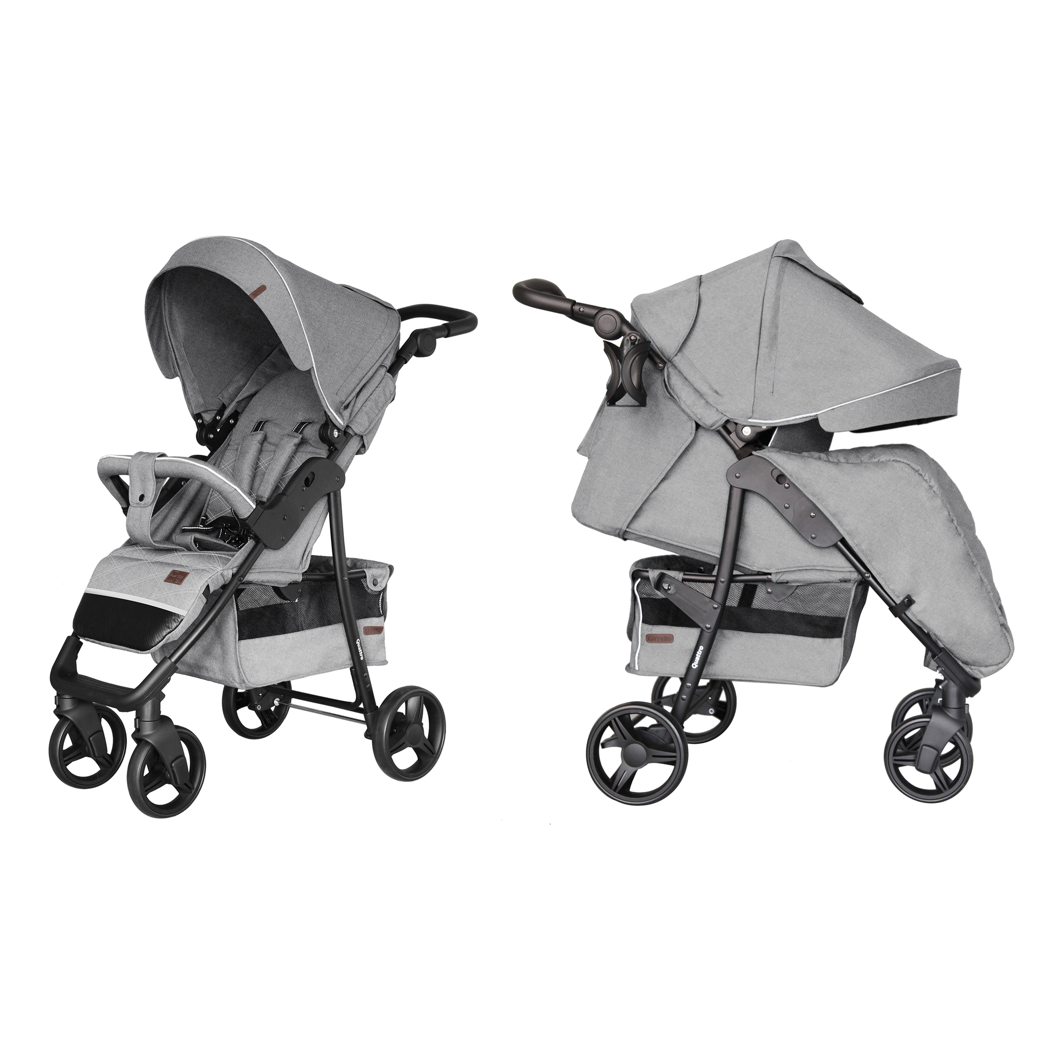 

Прогулочная коляска Carrello Quattro дождевик + москитная сетка Shark Light Grey (CRL-8502/3)