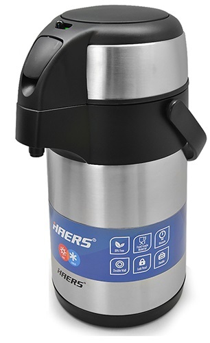 

Термос с помповым механизмом Haers Strong 2 л Steel (MT-3905-2)