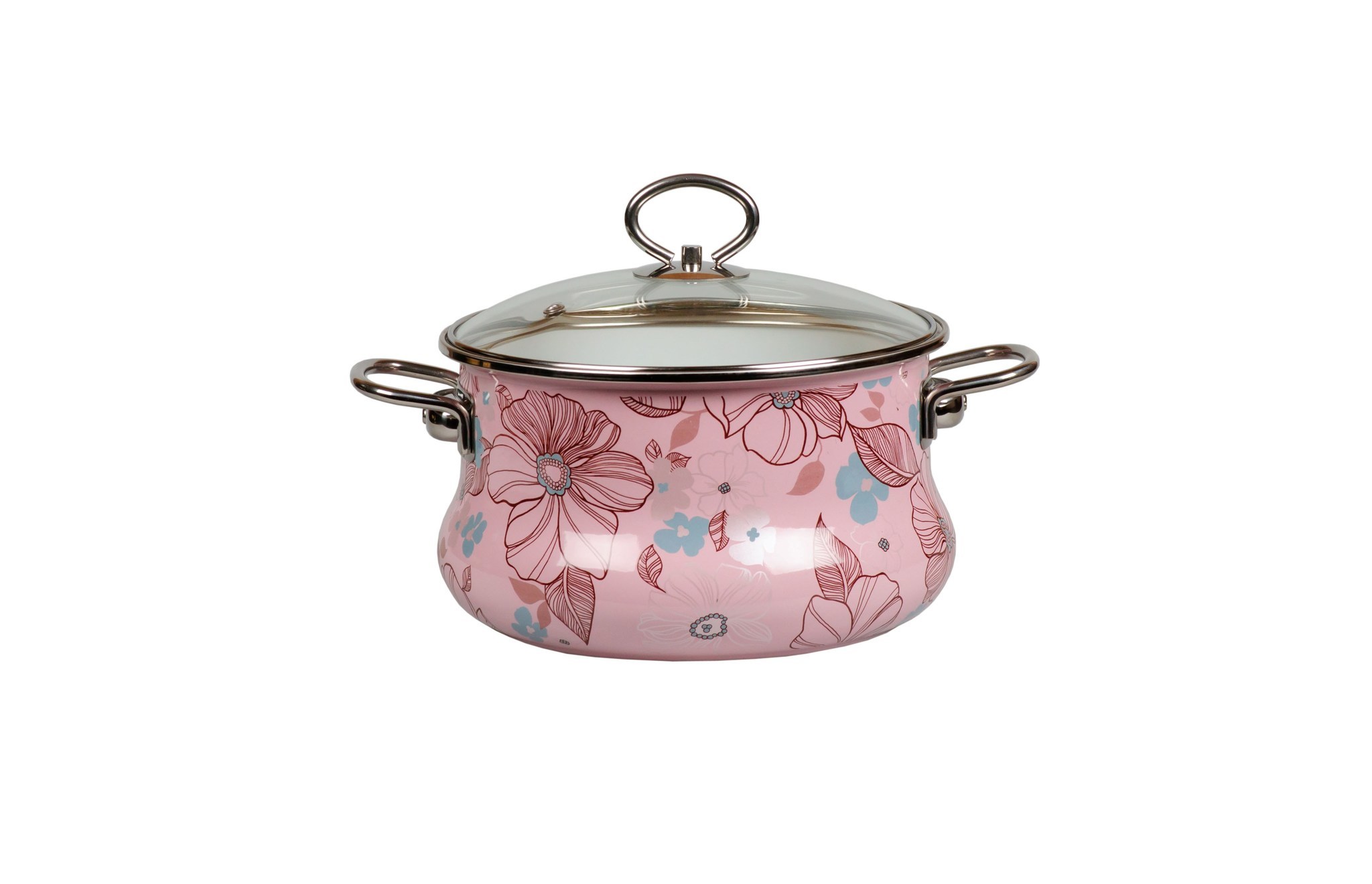 

Кастрюля Vitross с крышкой 20 см 3 л Pink