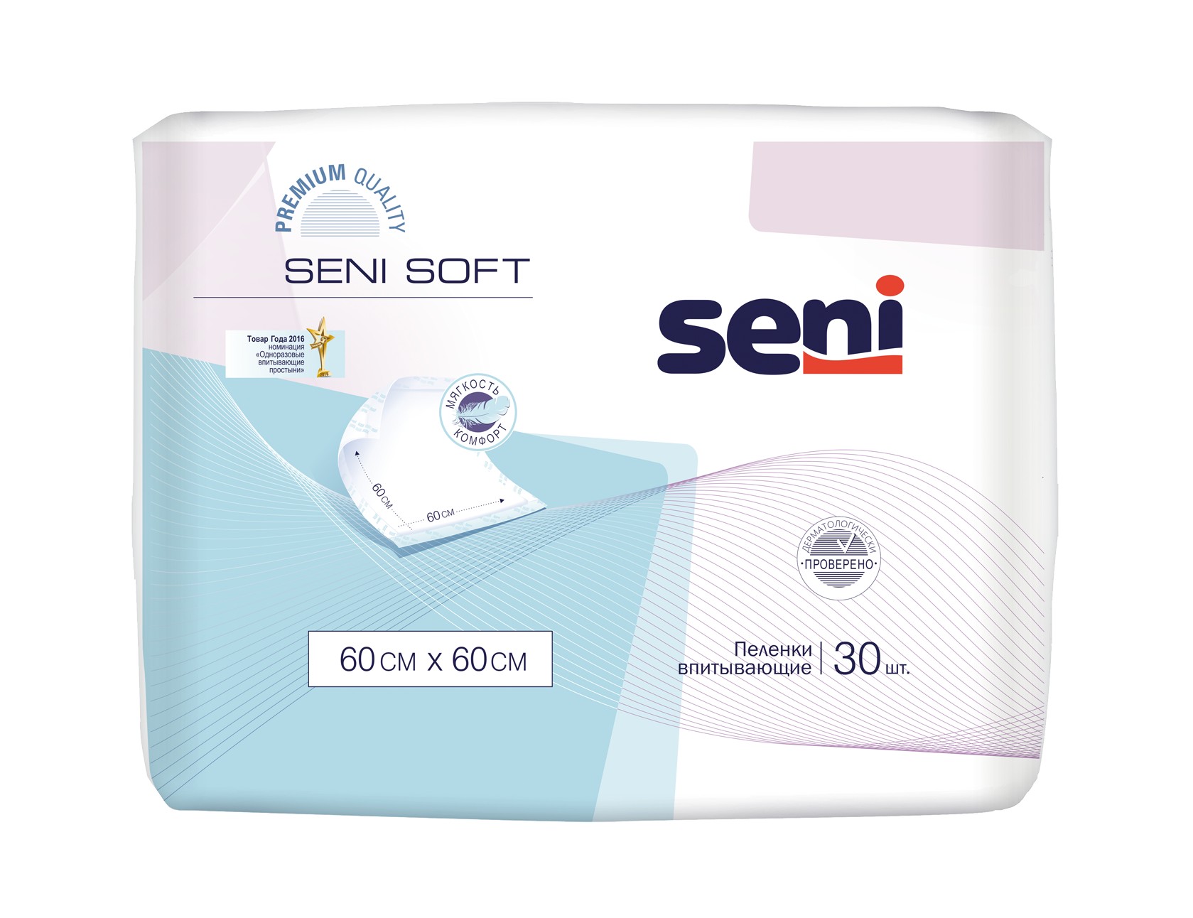 

Пелюшки гігієнічні SENI SOFT Super 60х60 см (30 шт)