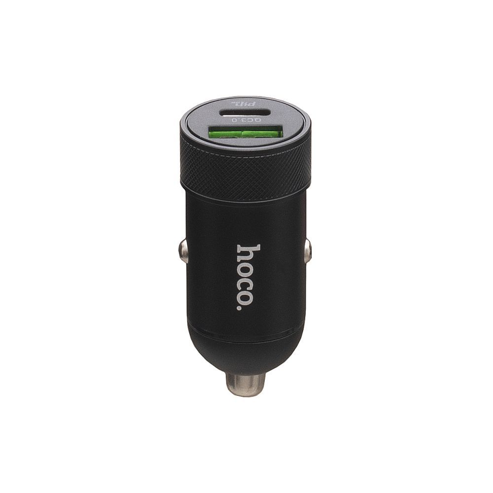 

Автомобильное зарядное устройство Hoco Z32B Speed UP PD+QC3.0 Type-C to Lightning Black