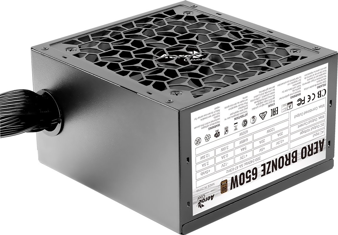 

Блок питания Aerocool Aero Bronze 650W