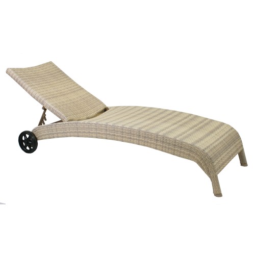 

Шезлонг Home4You WICKER 73x196x99cм бежевый