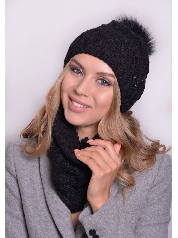

Вязаный набор Retto 55-60 р. 7039-005 черный