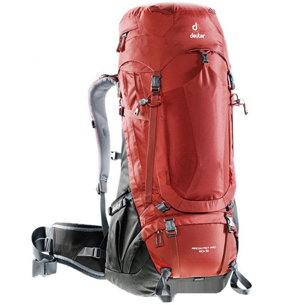 

Рюкзак Deuter Aircontact PRO 60+15 цвет 5280 lava-anthracite (3330117 5280)