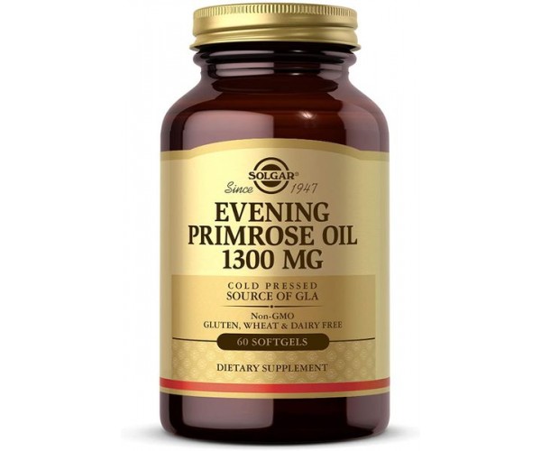 

Олія вечірньої примули Evening Primrose Oil Solgar 1300 мг 60 капсул (SOL174)