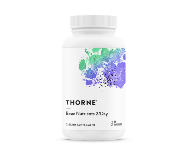 

Мультивітаміни без заліза Basic Nutrients 2/Day Thorne Research 60 капсул (TRS001)
