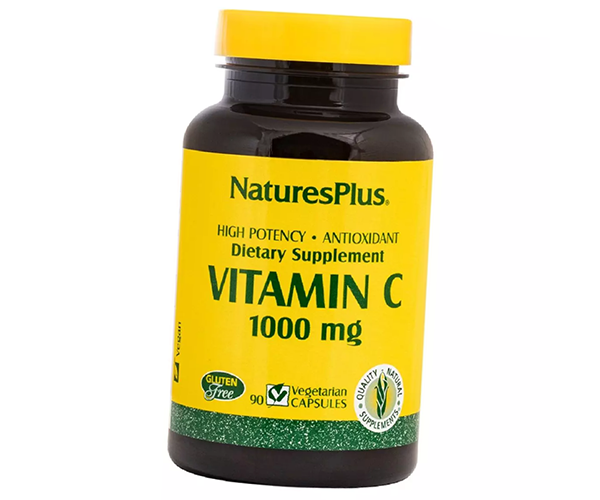 

Вітамін C Orange Juice C Chewable Vitamin C Natures Plus 1000 мг 90 жевательных таблеток (NP224)