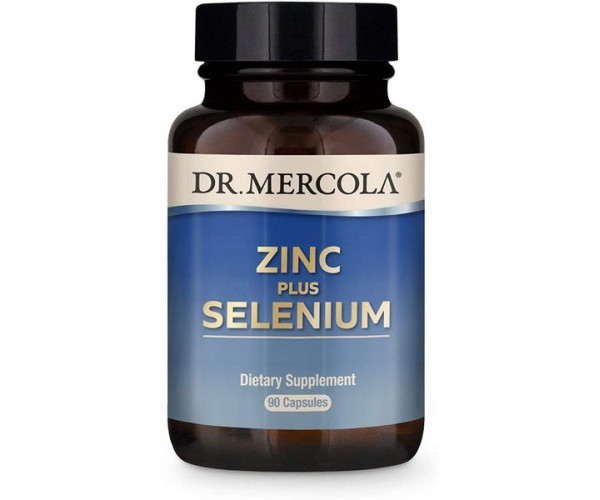 

Цинк та селен Zinc Plus Selenium Dr. Mercola 90 капсул (DM039)