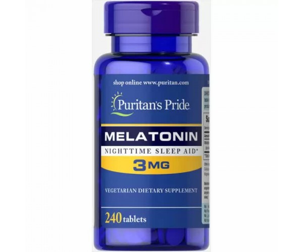 

Мелатонін Melatonin Puritan's Pride 3 мг 240 таблеток (PP201)