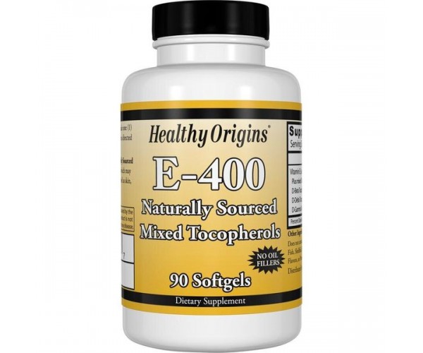 

Вітамін Е Vitamin E Healthy Origins 400 МО 90 капсул (HO004)