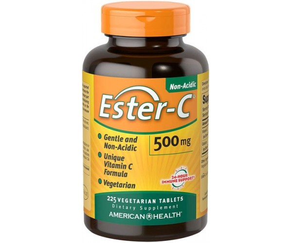 

Вітамін C з біфлавоноідамі Ester-C American Health 500 мг 225 таблеток (AH007)
