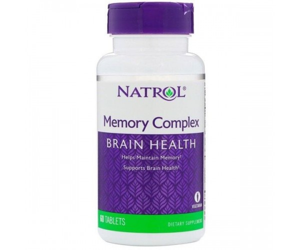 

Вітаміни для пам'яті Memory Complex Natrol 60 таблеток (NTRL010)