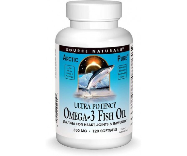 

Риб'ячий жир в капсулах Omega-3 Fish Oil Source Naturals арктичний 850 мг 120 капсул (SNS041)