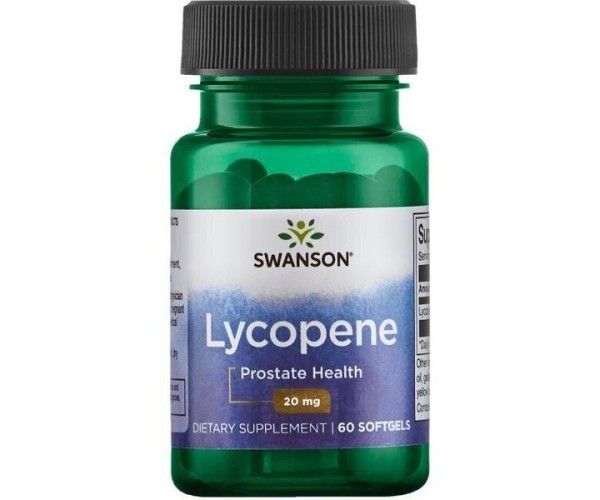 

Лікопін здоров'я простати Lycopene Swanson 20 мг 60 капсул (SW031)