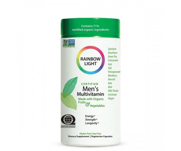 

Вітаміни для чоловіків Men's Multivitamin Rainbow Light 120 капсул (RL035)