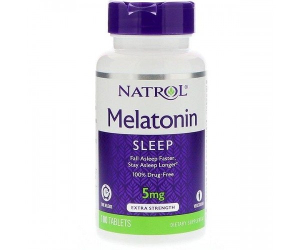 

Мелатонін Melatonin Natrol 5 мг 100 таблеток (NTRL023)