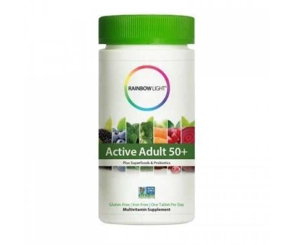 

Мультивітаміни 50+ Active Adult 50+ Multivitamin Rainbow Light 90 таблеток (RL042)