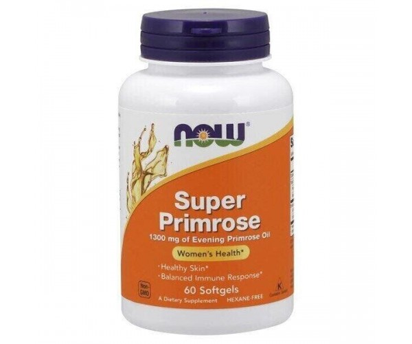 

Олія вечірньої примули Evening Primrose oil Now Foods 1300 мг 60 капсул (NF564)