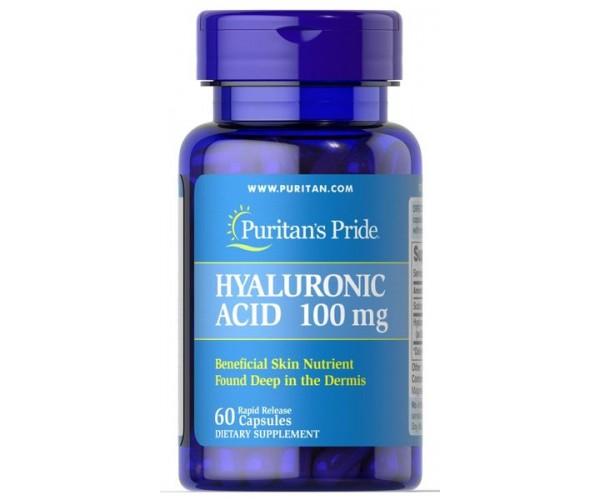 

Гіалуронова кислота Hyaluronic Acid Puritan's Pride 100 мг 60 капсул (PP093)