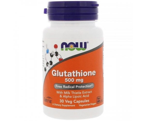 

Глутатіон Glutathione Now Foods 500 мг 30 капсул (NF236)