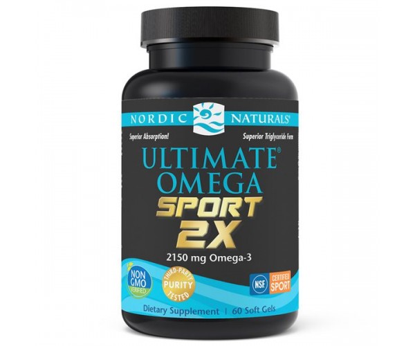 

Риб'ячий жир Ultimate Omega 2X Sport Nordic Naturals лимон 2150 мг 60 капсул (NN056)