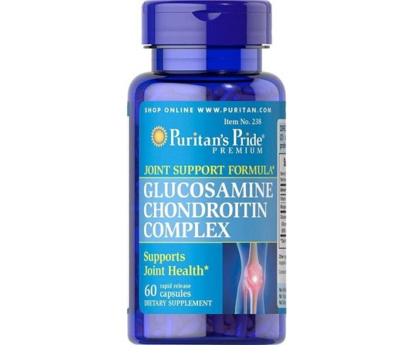 

Глюкозамін хондроїтин Glucosamine Chondroitin Complex Puritan's Pride 60 капсул (PP107)