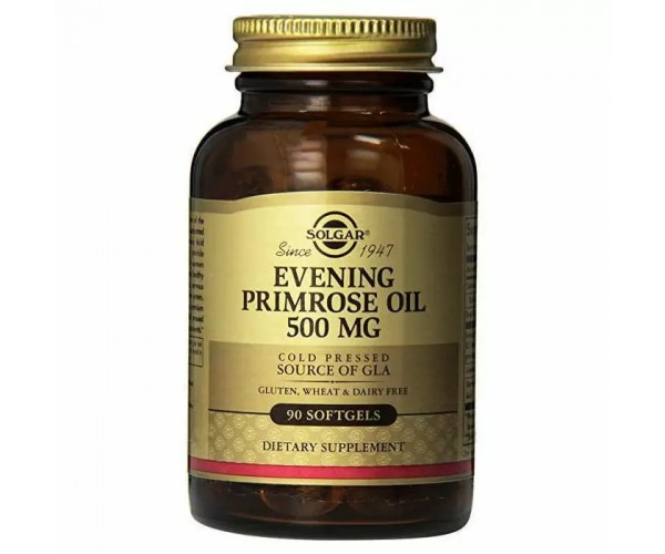 

Олія вечірньої примули Evening Primrose Oil Solgar 500 мг 90 капсул (SOL173)