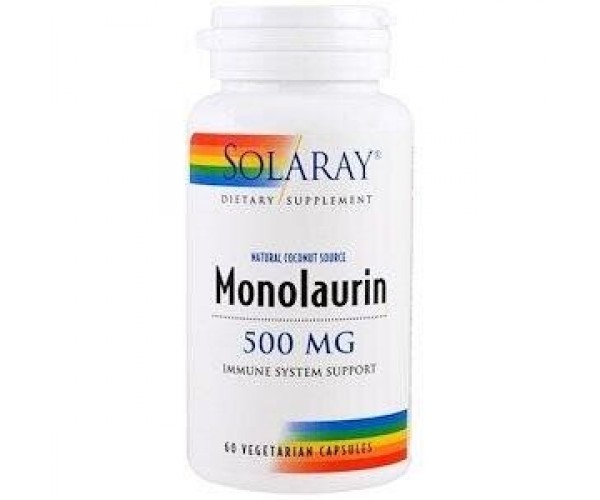 

Монолаурин Monolaurin Solaray 500 мг 60 капсул (SR039)