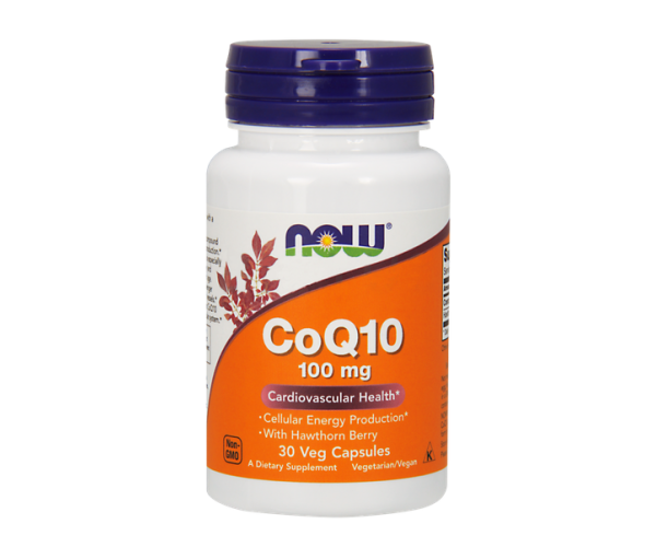 

Коензим Q10 CoQ10 Now Foods 100 мг 30 капсул (NF417)