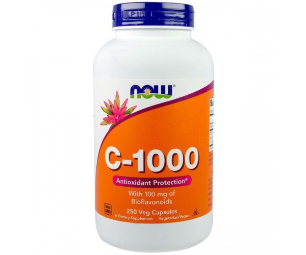 

Вітамін С з біофлавоноїдами Vitamin C-1000 Now Foods 250 капсул (NF171)