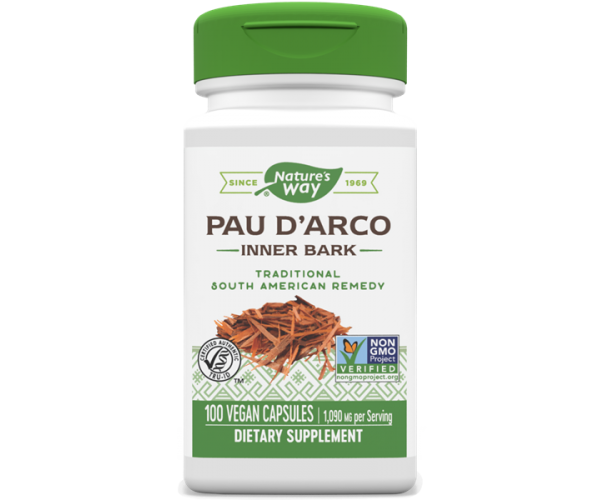 

По д'арко Pau d'Arco Nature's Way внутрішня кора 545 мг 100 капсул (NW086)