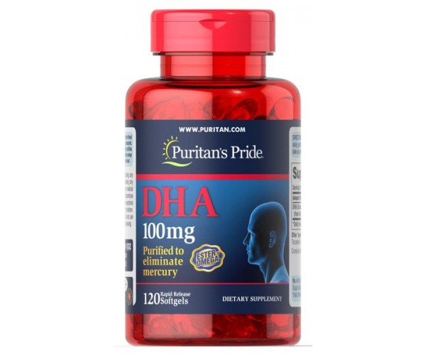 

Риб'ячий жир DHA Puritan's Pride 100 мг 120 капсул (PP262)