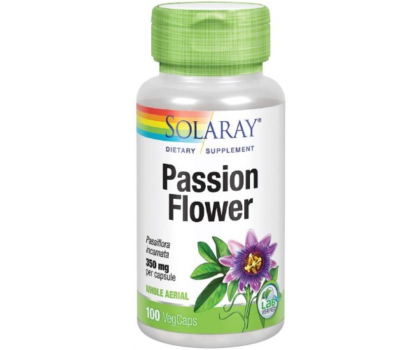 

Пассифлора Passion Flower Solaray 350 мг 100 капсул (SR071)