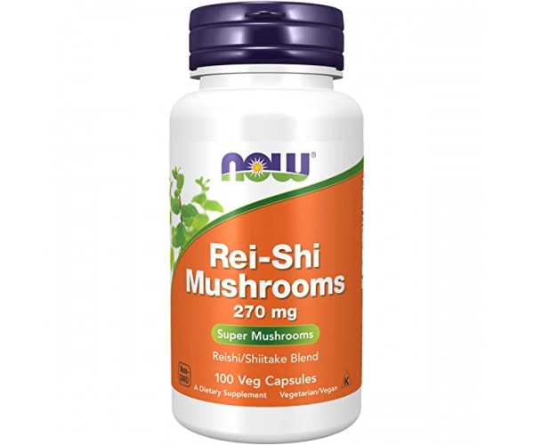 

Гриби рейші Rei-Shi Mushrooms Now Foods 270 мг 100 капсул (NF612)