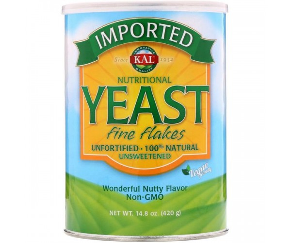 

Харчові дріжджі Nutritional Yeast KAL дрібні пластівці 420 г (KAL027)
