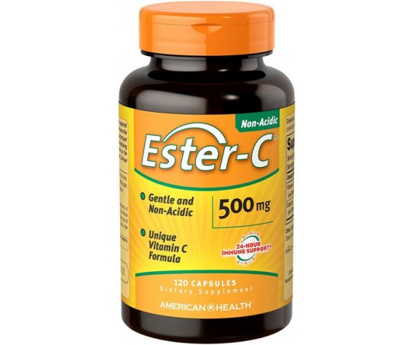 

Вітамін C Ester-C American Health 500 мг 120 капсул (AH009)