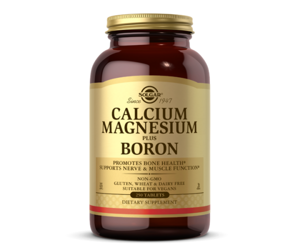 

Кальцій магній + бор Calcium Magnesium Plus Boron Solgar 250 таблеток (SOL123)